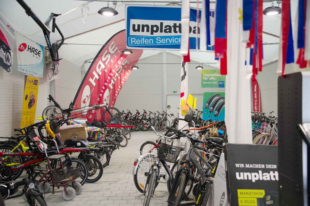 Viele neue Räder stehen zur Verfügung © Foto: Katharina Hansen-Gluschitz